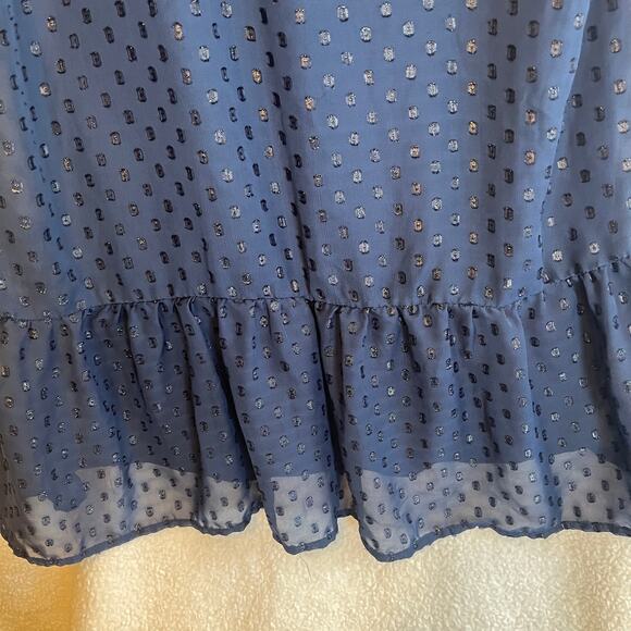 Speechless brand navy sleeveless dress size large two layers. - Picture 1 of 5